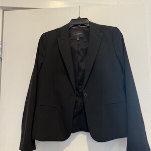 Black Single-Button Blazer by Banana Republic